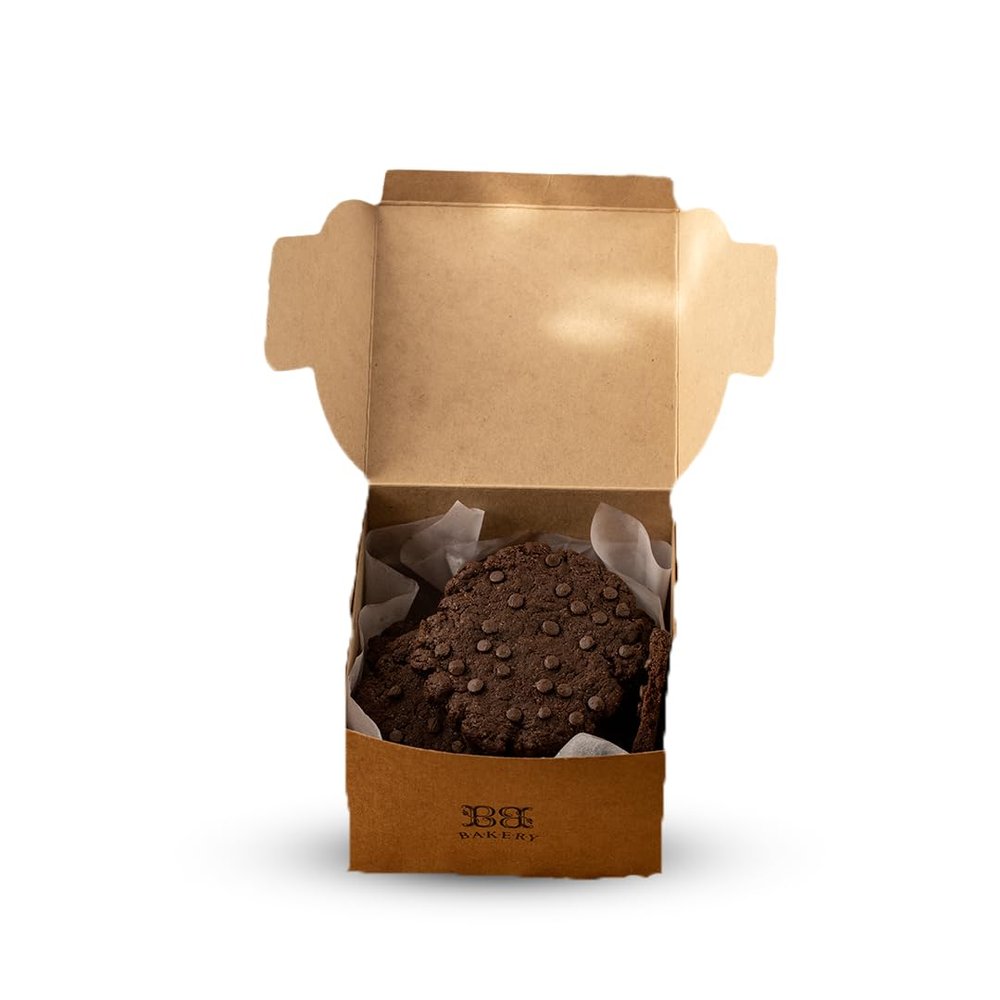 Butterfly Ayurveda Crunchy Chocolate Chip Cookies | Freshly Baked Non-Vegan & Vegan Options | Made with Whole Wheat & Cocoa | Rich Dark Chocolate | No Maida | Perfect with Coffee (Non-Vegan, 1kg)