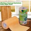 PAPYRUS Kitchen Towel | Reusable Kitchen Tissue Roll Pack of 2 | Kitchen Tissues for Cleaning |1 Ply 40 Pulls per Roll | Soft and Highly Absorbent (40x2=80 Sheets) view 3