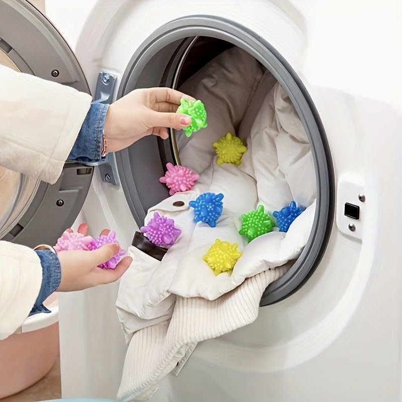 LESIGE Anti-winding Laundry Wash Ball Cleaning, Dryer Balls Laundry Scrubbing Balls Tangle-Free, Lint Catcher For Washing Machine Clothes Softener (pack of 12)