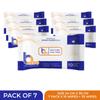 Bmedo Bmedo Bed Bath Wipes, Adult Wet Wipes, Adult Bath Wipes, Anti Bacterial, Ready To Use Cleansing Towels, Refreshing Sponge Bath Towel, For Men & Women | Travelling Wipes | Pure Water Soft Moisturizing Wet Wipes With Lid (70 Count (Pack Of 7)) view 2