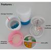 4-in-1 Layer Multipurpose Plastic Portable Pocket Size Tablet Medicine Cutter Divider with PARTITIONED Storage and Crusher Grinder Powder view 4