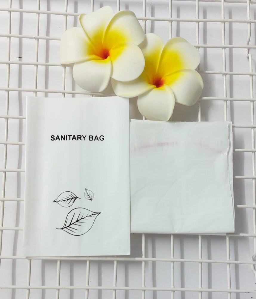 AKM GLOBAL Leakproof Sanitary Disposal Bags (20 x 15 cm) | Napkin Disposable Bag for Discreet Disposal of Tampons, Panty Liner & Sanitary Pads - Pack of 10 (Multi Pouch Design)