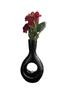 VIBHSA Ceramic Vase for Home Living Room Dcor Ceramic Vase Ceramic Vase, Flower Vase, Pampas Grass Vase (Without Flower) (Model - 2) view 1