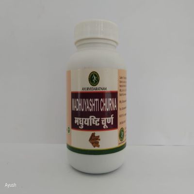 Ayurvedaratnam Madhuyashti churna Pack of 50g | Ideal For Digestion and Immune Power