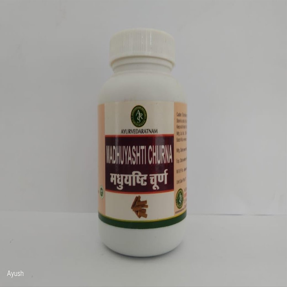 Ayurvedaratnam Madhuyashti churna Pack of 50g | Ideal For Digestion and Immune Power