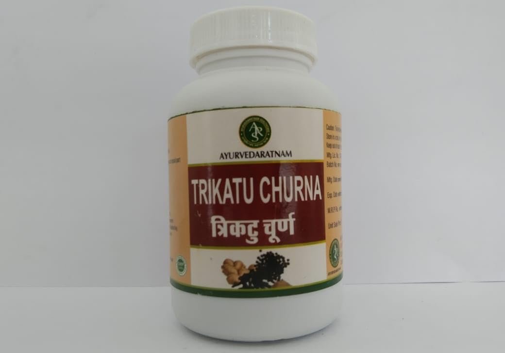 Ayurvedaratnam Trikatu churna Pack of 50g | Ideal For digestive health, metabolism, and respiratory function