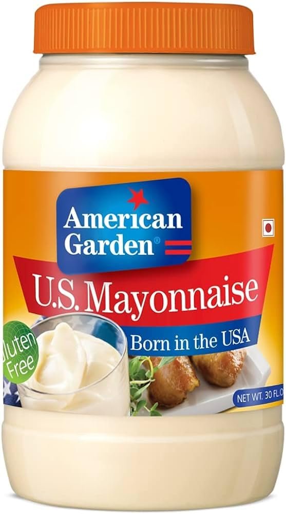 American Garden Mayonnaise, 887ml, Smooth, Complements All Dishes, Made with Raw Vegetables