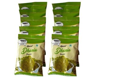 Pramarath100% Natural Coriander/Dhaniya Powder | Chemical Free & Pesticides Free | Rich Flavour | No Added Colours and Flavours - 50 Gm (combo) (medium, 6)
