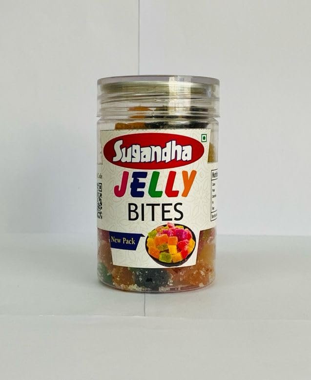 SUGANDHA JELLY BITES |Jelly | 150 Gram (Pack of 1)