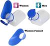 CUREPACK Unisex Potty Urinal for Car, Toilet Urinal for Men and Women, Pee Bottle with Lid and Funnel, Portable Urinal for Car, Elderly, Child, Diabetic, Camping, Outdoor Travel, Funnel Included view 3