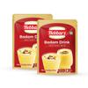 Hebbarz Instant Badam Drink Mix, 400g (Pack of 2, 200g each) | Badam Milk Powder | Almond Drink Mix | Badam Kesar Mix | Almond Saffron Mix | Badam Mix view 1