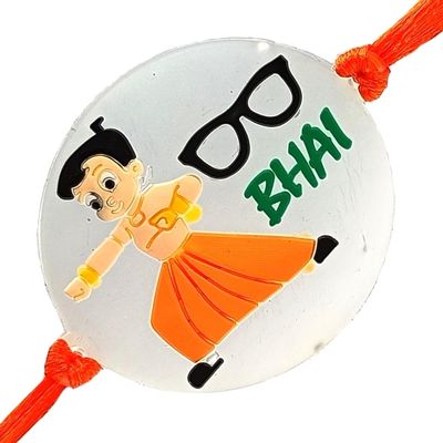 Bhai Rakhi for Brother with Roli Chandan Chawal Mishri Pack for Chocolaty Cute Chota Bhaiya