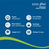 Ezoyplus Unisex Adult Diaper M Size Tape Style (Waist Size 28"-42" Inch) Extra Absorption & Odour Control (M, 20 Pcs) view 3