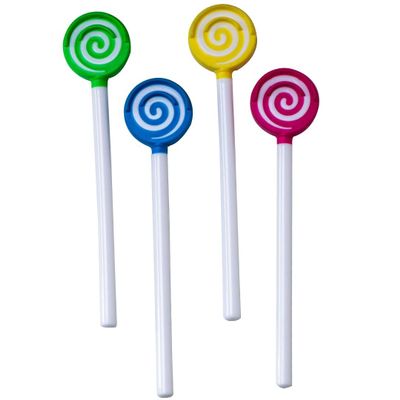 Adore Kid's Tongue Cleaner with Candy Design (Multi (Pack of 4))