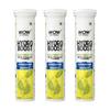 WOW Life Science Hydroboost Electrolytes Low Sugar Energy Drink For Instant Hydration - 20 Effervescent Tablets With 5 Essential Electrolytes + Vitamins (B6, B12, C & D) | Lemon Flavour | Pack of 3 view 1