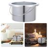 bnf Aluminum Alloy Wax Pot Easy to Clean Hair Removal Waxing Bowl for Hair Removal Warmer|Health & Beauty| Shaving & Hair Removal| Waxing Supplies view 4
