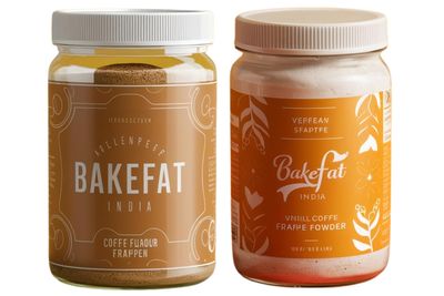 Bakefat India Frappe Powder Combo: Instant Vanilla & Coffee Delight - Create Cafe-Style Refreshments at Home - 2 x 200g Packs - Perfect for Busy Mornings and Quick Treats