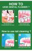 BODRA ENTERPRISE 3 In 1 Pack Of 100 Mint Flavoured Flosser With Tongue Cleaner Toothpick For Fresh Health For A Beautiful Smile Fresh Breath & Complete Oral Plaque Removal (Fresh Mint) view 3