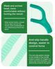BODRA ENTERPRISE 3 In 1 Pack Of 100 Mint Flavoured Flosser With Tongue Cleaner Toothpick For Fresh Health For A Beautiful Smile Fresh Breath & Complete Oral Plaque Removal (Fresh Mint) view 4