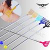 ADIMAC 2-Pack Itching Stick Back Scratcher & Massager - Plastic Handle, Multicolor Itching Relief Stick for Back, Body Scalp Hard-to-Reach Areas Portable Durable Lightweight Easy-to-Use Scratch Tool view 3