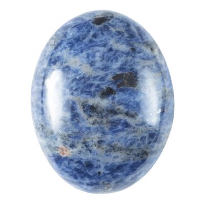 ZAICUS 50mm Sodalite Large Oval Palm Stone - 900+ Carats Pocket Massage Stone for Chakra Balancing, Reiki Healing, and Crystal Energy Therapy