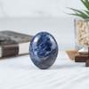 ZAICUS 50mm Sodalite Large Oval Palm Stone - 900+ Carats Pocket Massage Stone for Chakra Balancing, Reiki Healing, and Crystal Energy Therapy view 2