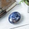 ZAICUS 50mm Sodalite Large Oval Palm Stone - 900+ Carats Pocket Massage Stone for Chakra Balancing, Reiki Healing, and Crystal Energy Therapy view 4