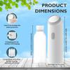DRAVINA 350ml Portable Electric Bidet, Travel-Friendly Handheld Jet Spray for Toilet with 4 Flushing Modes, IPX7 Waterproof Rechargeable Travel Bidet for Family Hygiene & Cleaning, Includes Storage Bag view 3