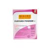 BAKERS Custard Powder | Raspberry Flavor | (100g x 4, 400g) | Contains No Eggs | Long Shelf Life | Makes Smooth, Creamy, Testy & Juicy Custard | Quick & Easy to Make |Best For Fruit Salads & Puddings view 3