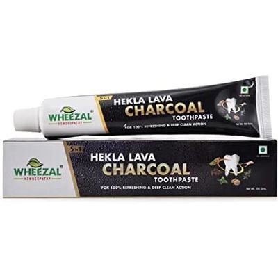 Hekla Lava Charcoal Toothpaste - Set of 4