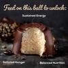 Eat Anytime Protein Balls | 30% Premium Whey Protein | High Protein & Fiber Snack | No Added Sugar | Gluten-Free | Caramel, Strawberry & Mocha | 70g/ Per Pack | 7 Balls Each Packet - (Pack of 3) view 3