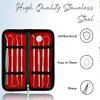 FORGESY Dental Instruments Kit Stainless Steel Oral Care Hygiene Set Of 8 Pc Kit view 2