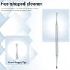 FORGESY Dental Instruments Kit Stainless Steel Oral Care Hygiene Set Of 8 Pc Kit view 4