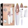 COYRASTH 2-in-1 Rechargeable Eyebrow Trimmer & Facial Hair Remover Razor for Women - Replaceable Heads, Professional Personal Hair Removal with Indicator Lights view 1