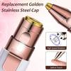 COYRASTH 2-in-1 Rechargeable Eyebrow Trimmer & Facial Hair Remover Razor for Women - Replaceable Heads, Professional Personal Hair Removal with Indicator Lights view 3