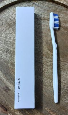 AKM GLOBAL Dental Kit for Hotel Room Essential Tools for Oral Care Soft Toothbrush 18cm with Fresh Clean Feeling Toothpaste 8gm Ideal for Travel - Pack of 10
