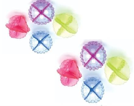 Trendmad Plastic Washing Machine Ball Laundry Dryer Ball Durable Cloth Cleaning Balls (Multicolour) 8 Pcs