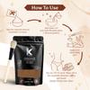 ANPI ENTERPRISE Painless Waxing Powder - 10 Minute Herbal Hair Removal Wax For Men & Women - No Chemicals, No Irritation, No Skin Rashes - Easy At Home Use - (Chocolate 100GM) view 2