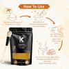 ANPI ENTERPRISE Painless Waxing Powder - 10 Minute Herbal Hair Removal Wax For Men & Women - No Chemicals, No Irritation, No Skin Rashes - Easy At Home Use - (Turmeric 100GM) view 2