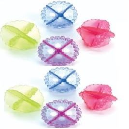 S Cart Plastic Laundry Washing Ball for Wachine Machine & Cleaning | Washing Clothes accesories | Home Improvement & tub cleaning Pack of 8