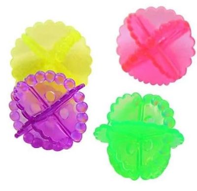 Attachh Plastic Laundry Washing Ball for Wachine Machine & Cleaning | Washing Clothes accesories | Home Improvement & tub C;leaning Pack of 4