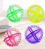 Mystte Plastic Colorful Laundry Ball Reusable Washing Laundry Dryer Ball Fabric Softener Helper Wash Ball Anti-wrap Protection Washing Clothes Ball Set of 4 view 1