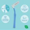 25 Pcs dental floss, Interdental Brush Ultra Tight Bristles Tooth Flossing Head Oral Dental Hygiene Brush Tooth Pick Flosser Toothpick Sticks For Teeth Oral Dental Care Brush Cleaning Tool view 3