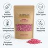 CLARAbelle Professional Rose Pink Hard Wax Beans for Women | Stripless & Painless Hair Removal | Upper Lips, Face, Arms, Legs, Bikini & Full Body | Coarse Hair | Smooth Skin (800g) view 2