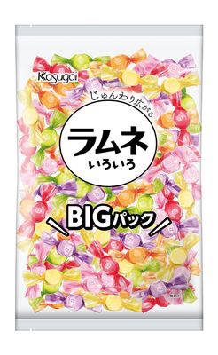 Kasugai Seika Large Bag Ramune Variety 24.7 oz (700 g) | Made in Japan | Japanese Candy