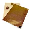 Esslly Brown Plain Embossed Aluminium Foil Chocolate Wrappers | Luxurious 7x10 Inch Sheets | Pack of 200 | Elevate Your Chocolates with Elegant Wrapping view 1