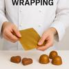 Esslly Brown Plain Embossed Aluminium Foil Chocolate Wrappers | Luxurious 7x10 Inch Sheets | Pack of 200 | Elevate Your Chocolates with Elegant Wrapping view 4