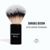 Forest Hill Premium Lincoln Shaving Brush For Men, Super Soft Bristles & Ergonomic Design, Compact & Easy Grip, Ideal For Personal & Professional Salon (Black) view 3