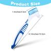 WLLHYF 2Pack Denture Cleaning Brush(Blue/Green) view 2