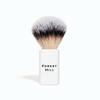 Forest Hill Premium Lincoln Shaving Brush For Men, Super Soft Bristles & Ergonomic Design, Compact & Easy Grip, Ideal For Personal & Professional Salon (White) view 1